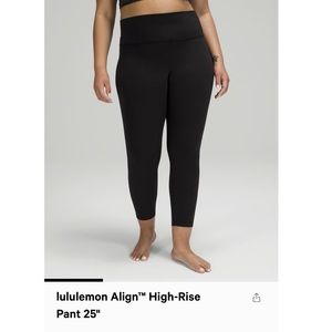 Lululemon Align High-Rise Pant 25”
